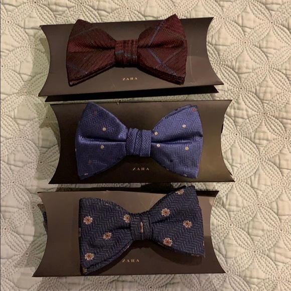 Zara Other - 3 for 1! Zara Men’s Bow Tie Ties New Pre-Ties
